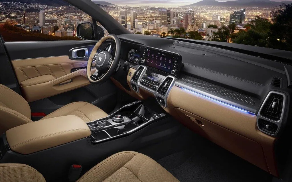 kia sorento intérieur