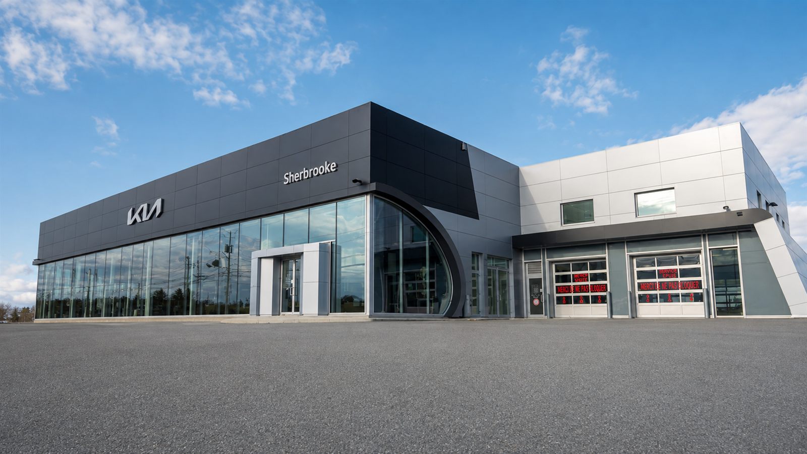 Façade de Kia de Sherbrooke