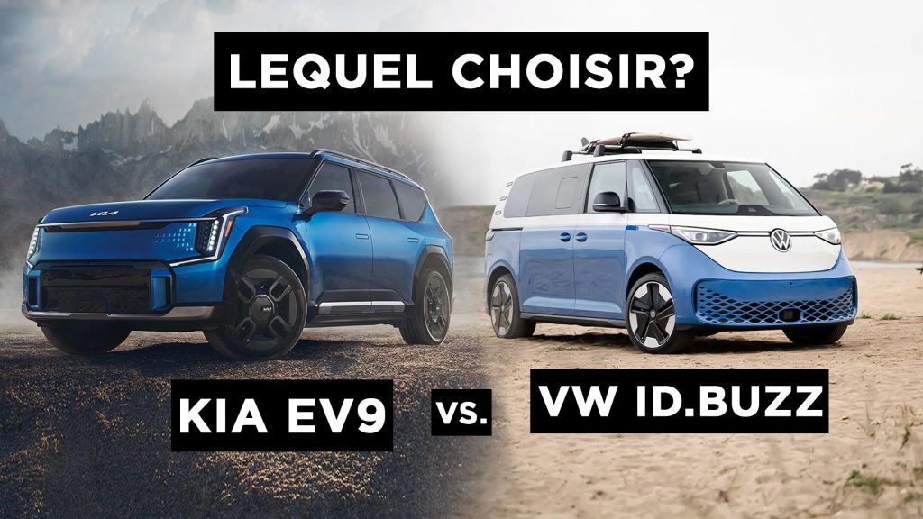 ARTICLE KIA EV9 VS VOLKSWAGEN ID BUZZ HEADER