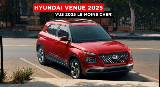 ARTICLE HYUNDAI VENUE 2025 VUS LE MOINS CHER HEADER